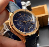 Maserati Circuito Blue Dial Blue Leather Strap Watch For Men - R8871627002 Buy Now By Maserati