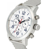 Tommy Hilfiger Jake Quartz White Dial Silver Mesh Bracelet Watch for Men - 1791233 Buy Now By Tommy Hilfiger