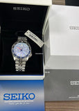 Seiko 5 Sports Automatic GMT SKX Sports Style Asia Exclusive Limited Edition Ice Blue Dial Silver Steel Strap Watch For Men - SSK029K1 Buy Now By Seiko