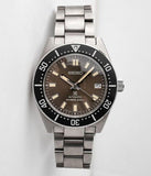 Seiko Prospex 55th Anniversary Edition Brown Dial Silver Steel Strap Watch For Men - SPB145J1 Buy Now By Seiko