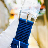 Salvatore Ferragamo F-80 Blue Dial Blue Rubber Strap Watch For Men - SFHY01122 Buy Now By Salvatore Ferragamo