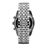 Emporio Armani Team Italia Chronograph Black Dial Silver Steel Strap Watch For Men - AR5983 Buy Now By Emporio Armani