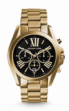 Michael Kors Bradshaw Black Dial Gold Steel Strap Watch for Women - MK5739 Buy Now By Michael Kors