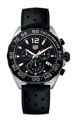 Tag Heuer Formula 1 Black Dial Black Leather Strap Watch for Men - CAZ1010.FT8024 Buy Now By Tag Heuer