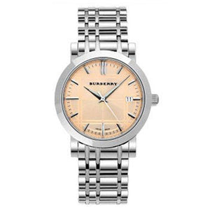 Burberry Heritage Collection Rose Gold Dial Silver Steel Strap Watch for Men - BU1352 Buy Now By Burberry