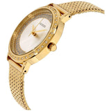 Guess Willow Two Tine Dial Gold Mesh Bracelet Watch For Women - W0836L3 Buy Now By Guess