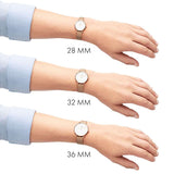 Daniel Wellington Classic Petite White Dial Rose Gold Mesh Bracelet Watch For Women - DW00100219 Buy Now By Daniel Wellington