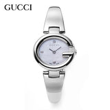 Gucci Guccissima Diamonds Mother of Pearl Dial Silver Steel Strap Watch For Women - YA134504 Buy Now By Gucci