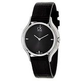 Calvin Klein Skirt Black Dial Black Leather Strap Watch for Women - K2U231CS Buy Now By Calvin Klein