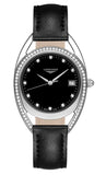Longines Equestrian Arche Quartz Diamond Black Dial Watch for Women - L6.136.0.57.0 Buy Now By Longines
