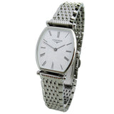 Longines La Grande Classique de Longines Tonneau White Dial Silver Steel Strap Watch for Women - L4.205.4.11.6 Buy Now By Longines