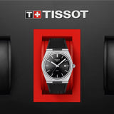 Tissot PRX Black Dial Black Rubber Strap Watch For Men - T137.410.17.051.00 Buy Now By Tissot