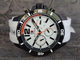 Tommy Hilfiger Nolan Multi Function White Dial White Rubber Strap Watch for Men - 1791146 Buy Now By Tommy Hilfiger