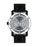 Movado Bold Black Dial Black Steel Strap Watch For Men - 3600047 Buy Now By Movado