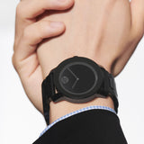 Movado Bold TR90 Black Dial Black Steel Strap Watch for Men - 3600099 Buy Now By Movado