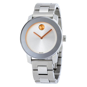 Movado Bold Silver Dial Silver Steel Strap Watch For Women - 3600084 Buy Now By Movado