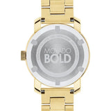 Movado Bold Yellow Gold Dial Yellow Gold Steel Strap Watch For Women - 3600085 Buy Now By Movado