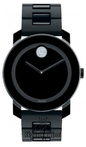 Movado Bold Black Dial Black Steel Strap Watch for Men - 3600102 Buy Now By Movado