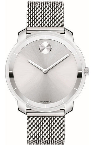 Movado Bold Silver Dial Silver Mesh Bracelet Watch For Women - 3600241 Buy Now By Movado