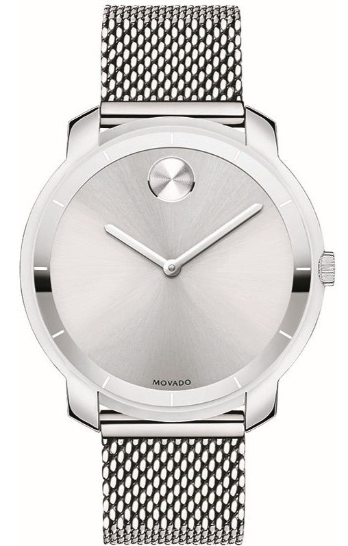 Movado Bold Silver Dial Silver Mesh Bracelet Watch For Women - 3600241 Buy Now By Movado