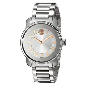 Movado Bold Silver Dial Silver Steel Strap Watch for Women - 3600244 Buy Now By Movado