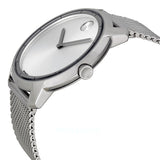 Movado Bold Silver Dial Silver Mesh Bracelet Watch For Men - 3600260 Buy Now By Movado