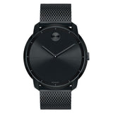 Movado Bold Black Dial Black Mesh Bracelet Watch For Men - 3600261 Buy Now By Movado