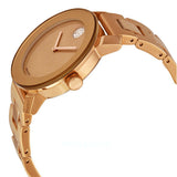 Movado Bold Rose Gold Dial Rose Gold Steel Strap Watch for Women - 3600086 Buy Now By Movado