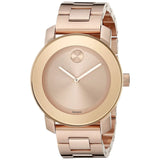 Movado Bold Rose Gold Dial Rose Gold Steel Strap Watch for Women - 3600342 Buy Now By Movado