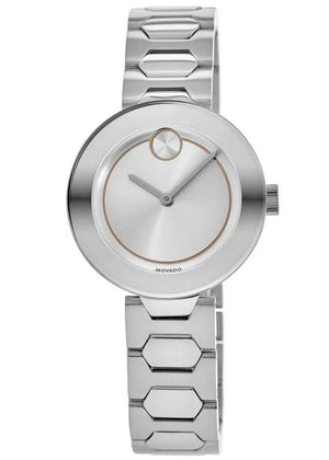 Movado Bold Silver Dial Silver Steel Strap Watch For Women - 3600381 Buy Now By Movado