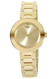 Movado Bold Gold Dial Gold Steel Strap Watch For Women - 3600382 Buy Now By Movado
