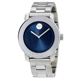 Movado Bold Blue Dial Silver Steel Strap Watch for Women - 3600396 Buy Now By Movado