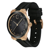 Movado Bold Fusion Black Dial Black Silicone Strap Watch for Men - 3600622 Buy Now By Movado