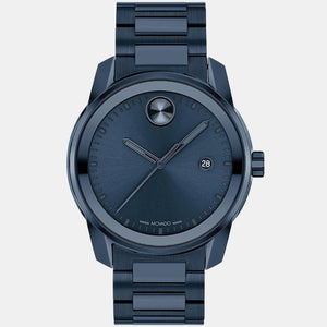 Movado Bold Verso Blue Dial Blue Steel Strap Watch for Men - 3600862 Buy Now By Movado