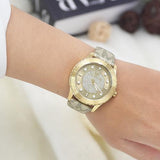 Michael Kors Runway Three Hand Quartz Gold Dial Brown Leather Strap Watch For Women - MK6999 Buy Now By Michael Kors