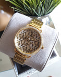 Michael Kors Portia Quartz Gold Dial Gold Steel Strap Watch For Women - MK3886 Buy Now By Michael Kors