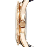 Guess Interpid White & Rose Gold Dial Blue Silicone Strap Watch For Women - W0325L8 Buy Now By Guess