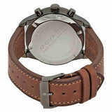Movado Heritage Series 29mm Calendoplan Chronograph Black Dial Brown Leather Strap Watch For Men - 3650060 Buy Now By Movado