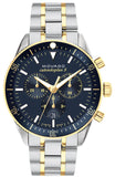 Movado Heritage Calendoplan Chronograph Blue Dial Two Tone Steel Strap Watch For Men - 3650126 Buy Now By Movado
