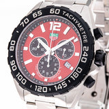 Tag Heuer Formula 1 Chronograph Red Dial Silver Steel Strap Watch for Men - CAZ101AN.BA0842 Buy Now By Tag Heuer