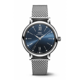 IWC Portofino Automatic Blue Dial Silver Mesh Bracelet Watch for Women - IW357404 Buy Now By IWC