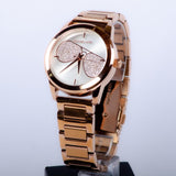 Michael Kors Hartman Analog White Dial Rose Gold Steel Strap Watch For Women - MK3673 Buy Now By Michael Kors