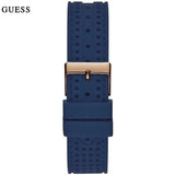 Guess Marina Multifunction White Dial Blue Rubber Strap Watch for Women - W1025L4 Buy Now By Guess
