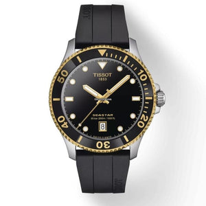 Tissot Seastar 1000 Black Dial Black Rubber Strap Watch For Men - T120.410.27.051.00 Buy Now By Tissot