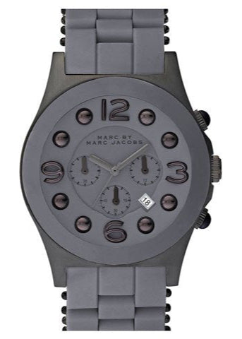 Marc Jacobs Pelly Grey Dial Grey Silicone Strap Watch for Women - MBM2566 Buy Now By Marc Jacobs