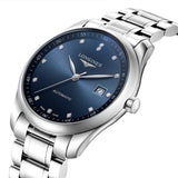 Longines Master Collection Automatic 40mm Blue Dial Silver Steel Strap Watch for Men - L2.793.4.97.6 Buy Now By Longines