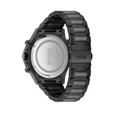 Hugo Boss Globetrotter Black Dial Black Steel Strap Watch for Men - 1513825 Buy Now By Hugo Boss