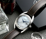 Longines Equestrian Mother of Pearl Dial Brown Leather Strap Watch for Women - L6.136.0.87.2 Buy Now By Longines