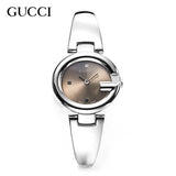 Gucci Guccissima Quartz Diamonds Brown Dial Silver Steel Strap Watch For Women - YA134503 Buy Now By Gucci