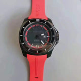 Tommy Hilfiger Windsurf Black Dial Red Rubber Strap Watch for Men - 1791112 Buy Now By Tommy Hilfiger